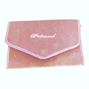 VanFn Travel Jewelry Organizer Roll Bag – Foldable Velvet Case